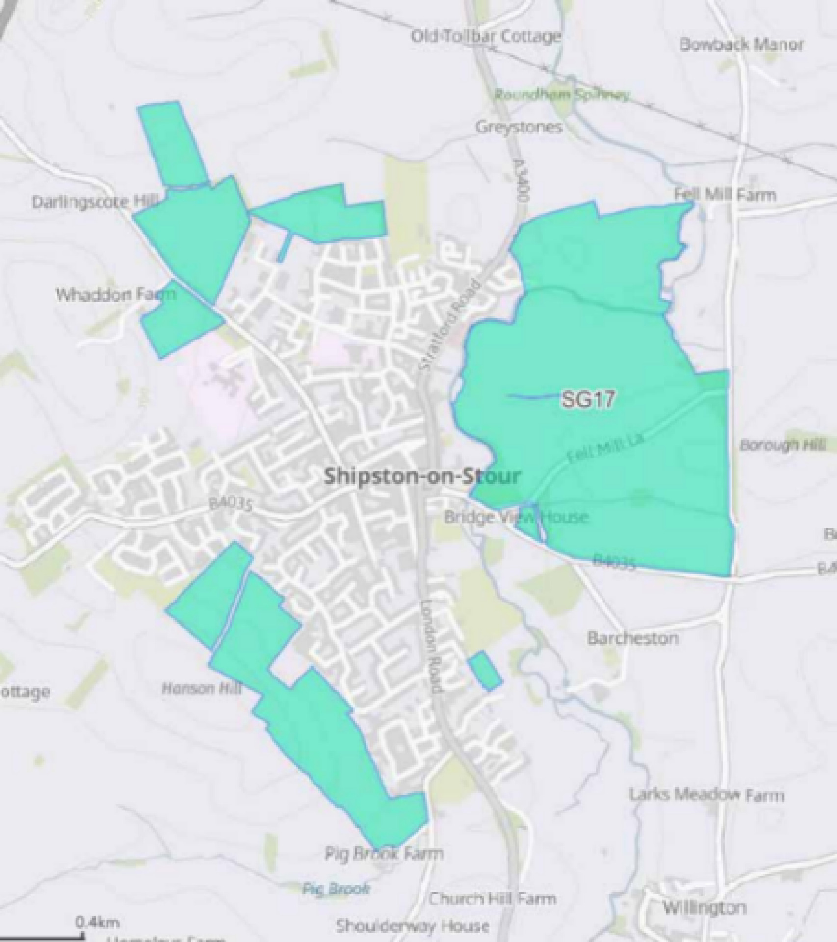 The site shown as part of a wider Strategic Growth Location in the Regulation 18 version of the emerging South Warwickshire Local Plan. 